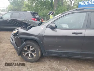 2018 Jeep Cherokee Trailhawk with VIN 1C4PJMBB0JD564792, listed as a IAAI auction lot 42513208 with 173,484 mi miles and . Bid and sale history available at DreamBid. Image 14.