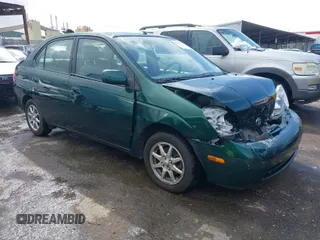 2001 Toyota Prius with VIN JT2BK12U910023022, listed as a IAAI auction lot 41807343 with 102,845 mi miles. Bid and sale history available at carsss.com. Image 1.