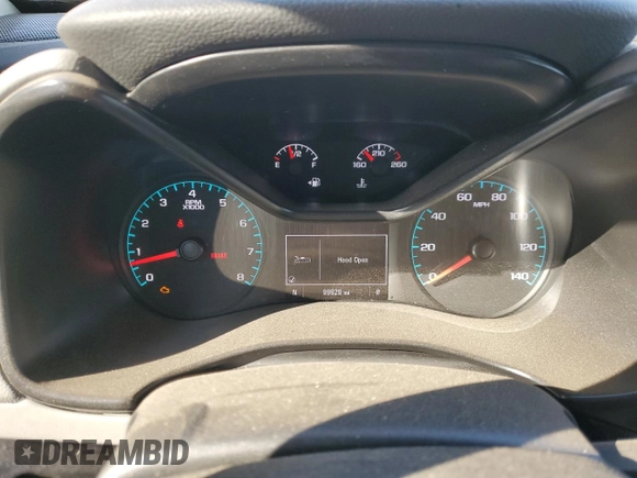 2021 Chevrolet Colorado 2WD Work Truck with VIN 1GCGSBEN1M1201785, listed as a Copart auction lot 80136184 with 99,928 mi miles and Salvage title. Bid and sale history available at DreamBid. Image 9.