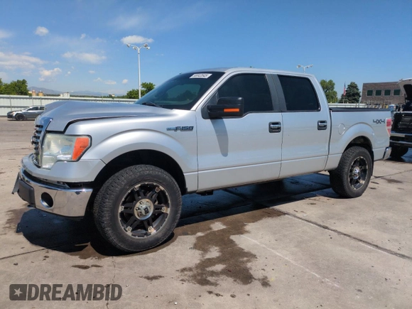 2010 Ford F-150 XL with VIN 1FTFW1EV0AFC02614, listed as a Copart auction lot 58043545 with 138,149 mi miles and Salvage title. Bid and sale history available at DreamBid. Image 1.
