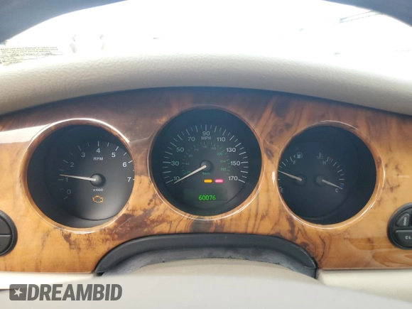 2001 Jaguar XJ with VIN SAJDA14C41LF38763, listed as a Copart auction lot 86796434 with 60,076 mi miles and Clean Title. Bid and sale history available at carsss.com. Image 9.
