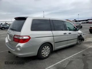 2007 Honda Odyssey LX with VIN 5FNRL38217B003331, listed as a Copart auction lot 50568855 with 87,574 mi miles and Salvage Title. Bid and sale history available at carsss.com. Image 3.
