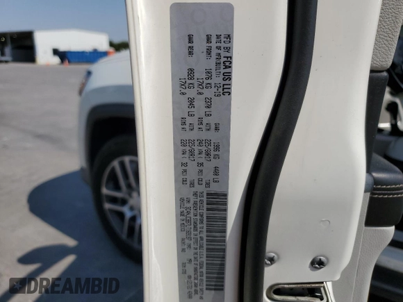 2020 Jeep Compass Latitude with VIN 3C4NJCBB7LT169197, listed as a Copart auction lot 74773554 with 107,814 mi miles and Salvage title. Bid and sale history available at DreamBid. Image 14.
