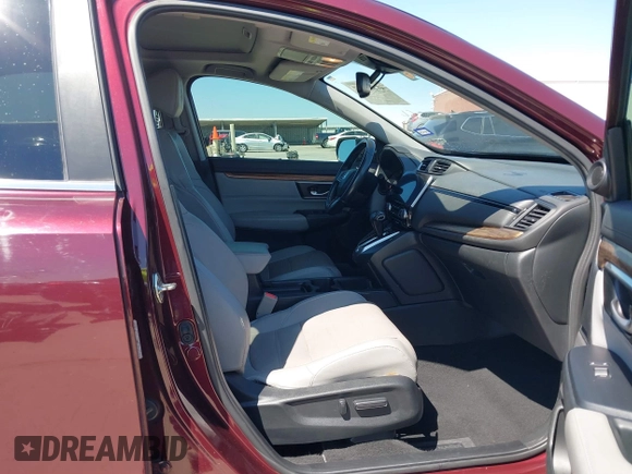 2019 Honda CR-V EX-L with VIN 5J6RW1H85KL002165, listed as a IAAI auction lot 41842267 with 127,466 mi miles. Bid and sale history available at carsss.com. Image 5.