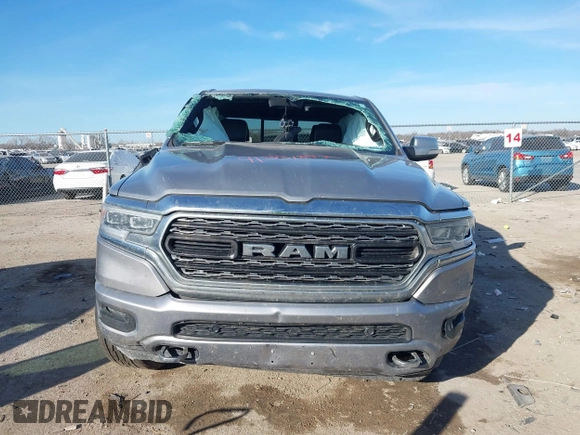 2020 Ram 1500 Limited with VIN 1C6SRFHT9LN418071, listed as a IAAI auction lot 41351897 with 1 mi miles. Bid and sale history available at carsss.com. Image 13.