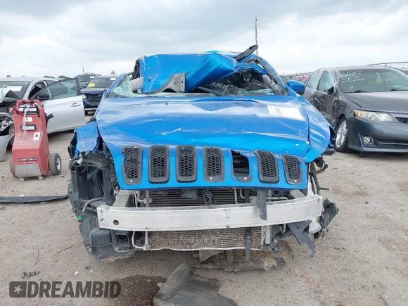 2018 Jeep Cherokee Latitude with VIN 1C4PJLCX5JD620455, listed as a IAAI auction lot 42110925 with Not provided miles and . Bid and sale history available at DreamBid. Image 13.