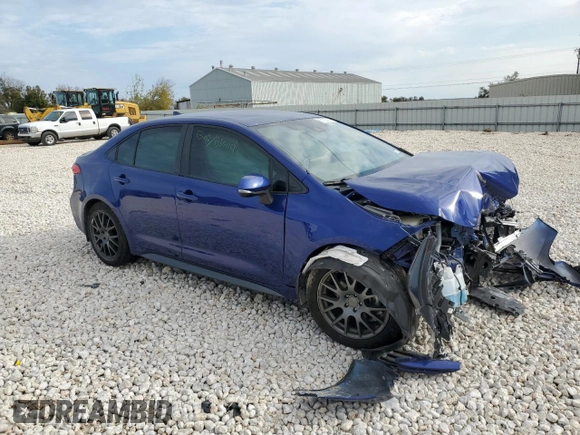 2020 Toyota Corolla SE with VIN JTDS4RCE8LJ051172, listed as a Copart auction lot 83102824 with Not Provided miles and Salvage Title. Bid and sale history available at DreamBid. Image 4.