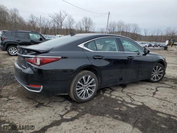 2021 Lexus ES with VIN 58AD11D17MU002161, listed as a Copart auction lot 46049035 with NaN miles and Salvage Title. Bid and sale history available at carsss.com. Image 3.