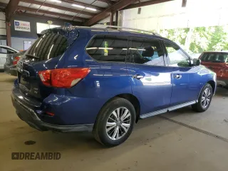 2019 Nissan Pathfinder SL z VIN 5N1DR2MM6KC637648, wystawiony jako Copart lot #59541785 z przebiegiem 107 151 mil mil oraz Czysty tytuł • Clean title. Historia ofert i sprzedaży dostępna na DreamBid. Obrazek 3.