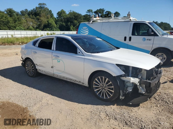 2017 Kia Cadenza Premium with VIN KNALC4J12H5070940, listed as a Copart auction lot 72938494 with 76,390 mi miles and Salvage Title. Bid and sale history available at carsss.com. Image 4.