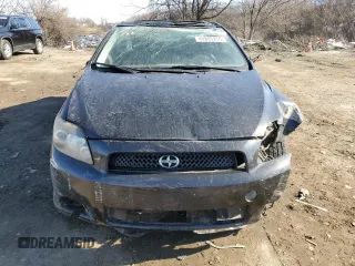 2010 Scion tC with VIN JTKDE3B71A0307850, listed as a Copart auction lot 42805255 with 71,482 mi miles and Salvage Title. Bid and sale history available at carsss.com. Image 5.