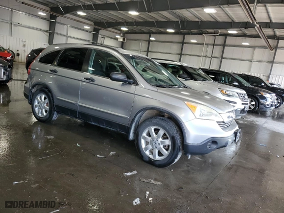 2007 Honda CR-V EX with VIN JHLRE48517C101351, listed as a Copart auction lot 48211825 with 189,140 mi miles and Non Repairable. Bid and sale history available at carsss.com. Image 4.