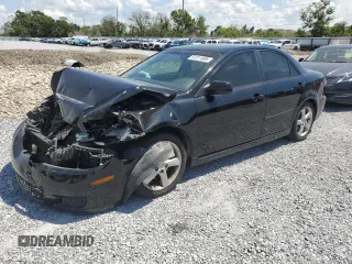 2007 Mazda 6 i Sport VE with VIN 1YVHP80C275M22186, listed as a Copart auction lot 51311005 with 125,345 mi miles and Salvage Title. Bid and sale history available at carsss.com. Image 1.