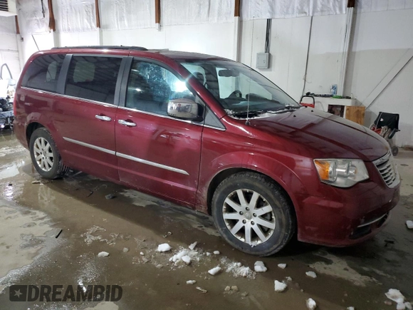 2012 Chrysler Town & Country Touring-L with VIN 2C4RC1CG8CR412254, listed as a Copart auction lot 46346785 with 131,873 mi miles and Salvage Title. Bid and sale history available at carsss.com. Image 4.