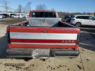 1990 Ford F-150 "S" with VIN 1FTDF15Y7LNB52515, listed as a Copart auction lot 83829724 with 966,652 mi miles and Salvage Title. Bid and sale history available at carsss.com. Image 6.