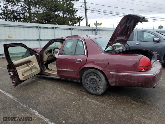 2007 Mercury Grand Marquis GS with VIN 2MEFM74V97X619560, listed as a Copart auction lot 43988915 with 0 mi miles and Salvage Title. Bid and sale history available at carsss.com. Image 2.