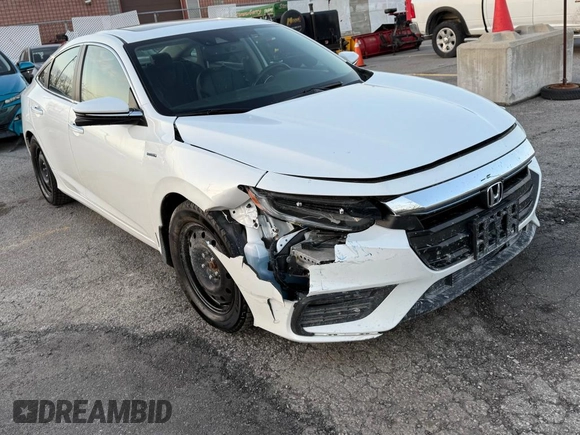 2020 Honda Insight Touring with VIN 19XZE4F78LE400419, listed as a Copart auction lot 50107185 with 77,708 mi miles and Salvage Title. Bid and sale history available at carsss.com. Image 1.