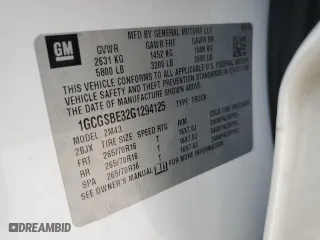 2016 Chevrolet Colorado 2WD WT with VIN 1GCGSBE32G1294125, listed as a Copart auction lot 87636065 with 175,921 mi miles and Salvage Title. Bid and sale history available at carsss.com. Image 12.