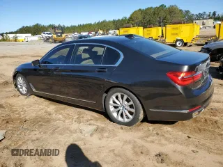 2016 BMW 7 Series 740i with VIN WBA7E2C53GG504463, listed as a Copart auction lot 47725315 with 136,617 mi miles and Salvage Title. Bid and sale history available at carsss.com. Image 2.