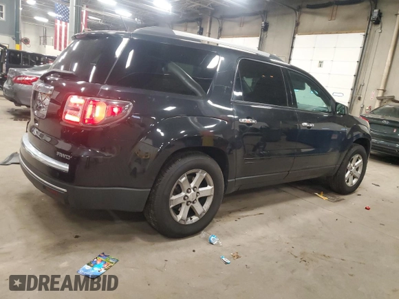 2014 GMC Acadia SLE with VIN 1GKKVPKDXEJ251262, listed as a Copart auction lot 57589015 with 166,000 mi miles and Salvage title. Bid and sale history available at DreamBid. Image 3.