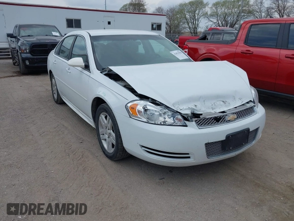2012 Chevrolet Impala LT Fleet with VIN 2G1WG5E32C1216665, listed as a IAAI auction lot 42053950 with 195,498 mi miles and . Bid and sale history available at DreamBid. Image 1.