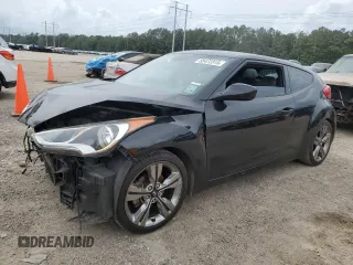 2014 Hyundai Veloster z VIN KMHTC6AD8EU193177, wystawiony jako Copart lot #55472315 z przebiegiem 90 633 mil mil oraz Szkoda całkowita • Salvage title. Historia ofert i sprzedaży dostępna na DreamBid. Obrazek 1.