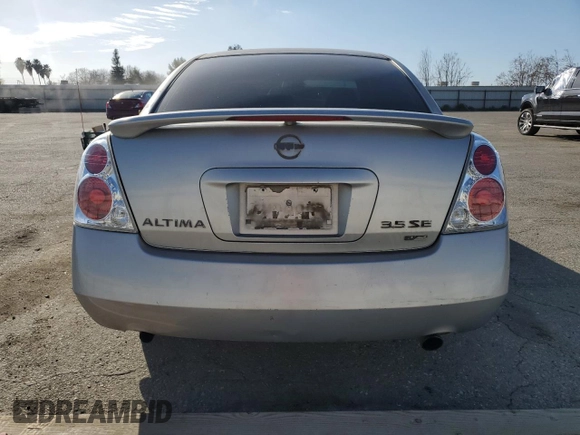 2005 Nissan Altima 3.5 SE with VIN 1N4BL11E95N452092, listed as a Copart auction lot 46681245 with 254,125 mi miles and Salvage Title. Bid and sale history available at carsss.com. Image 6.