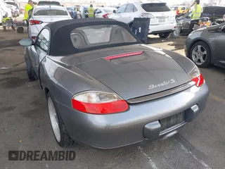 2001 Porsche Boxster S with VIN WP0CB29801U664241, listed as a IAAI auction lot 42046532 with 99,850 mi miles. Bid and sale history available at carsss.com. Image 3.