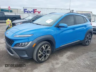 2022 Hyundai Kona Limited with VIN KM8K53A30NU883808, listed as a IAAI auction lot 41763757 with 49,811 mi miles. Bid and sale history available at carsss.com. Image 18.