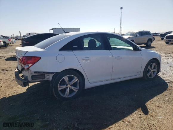 2014 Chevrolet Cruze 2LT with VIN 1G1PE5SB3E7163955, listed as a Copart auction lot 48159545 with 126,015 mi miles and Salvage Title. Bid and sale history available at carsss.com. Image 3.