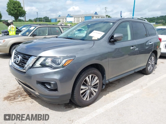 2019 Nissan Pathfinder SL with VIN 5N1DR2MM3KC585069, listed as a IAAI auction lot 42514845 with 60,910 mi miles and . Bid and sale history available at DreamBid. Image 2.