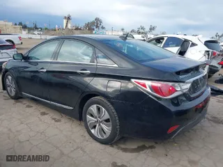 2014 Hyundai Sonata Hybrid with VIN KMHEC4A42EA103942, listed as a IAAI auction lot 41761495 with 150,895 mi miles. Bid and sale history available at carsss.com. Image 3.