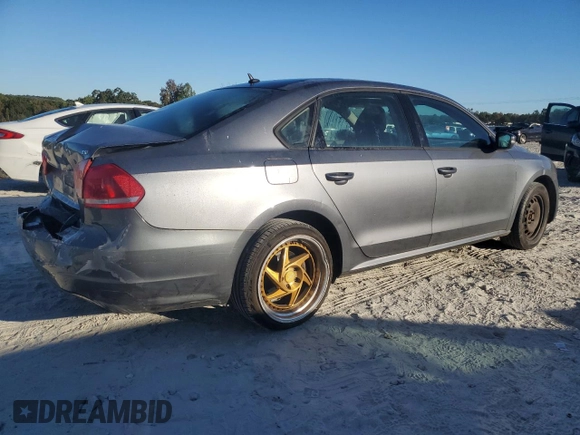 2015 Volkswagen Passat S with VIN 1VWAS7A36FC013288, listed as a Copart auction lot 76267614 with 145,434 mi miles and Salvage title. Bid and sale history available at DreamBid. Image 3.