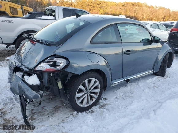 2017 Volkswagen Beetle 1.8T S with VIN 3VWF17ATXHM621177, listed as a Copart auction lot 85921004 with 0 mi miles and Salvage Title. Bid and sale history available at carsss.com. Image 3.