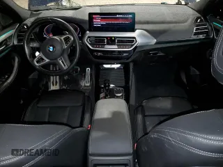 2024 BMW X4 M40i with VIN 5UX43DT04R9U24736, listed as a Copart auction lot 48940615 with 23,363 mi miles and Salvage Title. Bid and sale history available at carsss.com. Image 8.