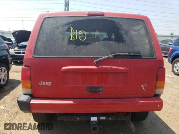 1999 Jeep Cherokee Sport z VIN 1J4FF68SXXL662401, wystawiony jako Copart lot #59698565 z przebiegiem Nie podano mil oraz Szkoda całkowita • Salvage title. Historia ofert i sprzedaży dostępna na DreamBid. Obrazek 6.