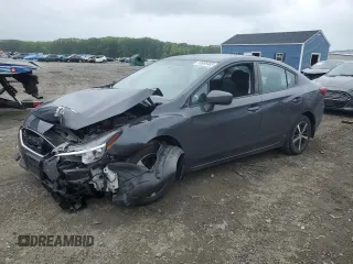 2019 Subaru Impreza Premium with VIN 4S3GKAC62K3628724, listed as a Copart auction lot 58995985 with 62,302 mi miles and Salvage title. Bid and sale history available at DreamBid. Image 1.