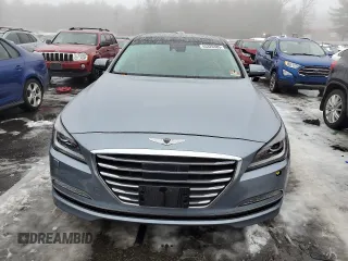 2017 Genesis G80 3.8L with VIN KMHGN4JE5HU199290, listed as a Copart auction lot 45320385 with 24,571 mi miles and Salvage Title. Bid and sale history available at DreamBid. Image 5.