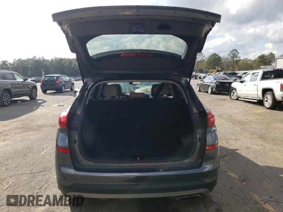 2019 Hyundai Tucson Sport with VIN KM8J33AL2KU972227, listed as a Copart auction lot 44172755 with 76,720 mi miles and Salvage Title. Bid and sale history available at carsss.com. Image 6.