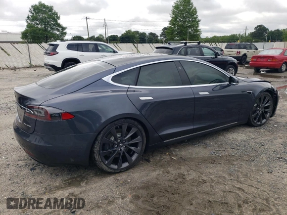 2020 Tesla Model S Long Range with VIN 5YJSA1E24LF360335, listed as a Copart auction lot 57947265 with 50,672 mi miles and Clean title. Bid and sale history available at DreamBid. Image 3.