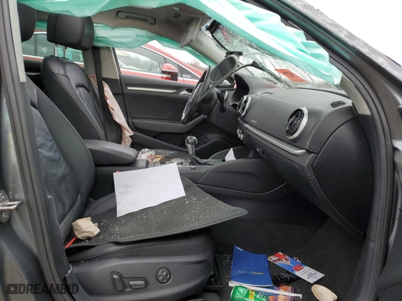 2015 Audi A3 2.0T Premium Plus with VIN WAUEFGFF7F1133637, listed as a Copart auction lot 50664065 with 0 mi miles and Salvage Title. Bid and sale history available at carsss.com. Image 7.