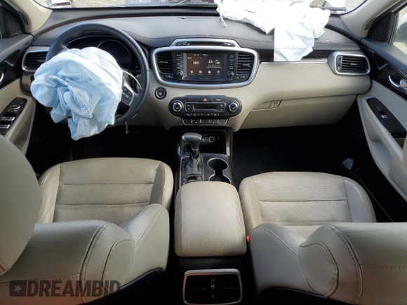 2019 Kia Sorento EX z VIN 5XYPHDA54KG533829, wystawiony jako Copart lot #52804435 z przebiegiem 121 139 mil mil oraz Szkoda całkowita • Salvage title. Historia ofert i sprzedaży dostępna na DreamBid. Obrazek 8.