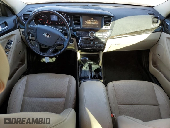 2014 Kia Cadenza Limited with VIN KNALN4D75E5146821, listed as a Copart auction lot 87970895 with 52,447 mi miles and Salvage Title. Bid and sale history available at carsss.com. Image 8.