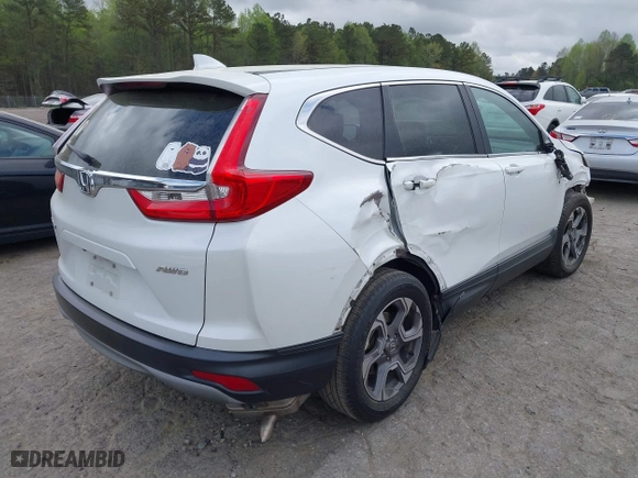 2019 Honda CR-V EX-L with VIN 7FARW2H80KE040065, listed as a IAAI auction lot 41910572 with 272,875 mi miles. Bid and sale history available at carsss.com. Image 4.