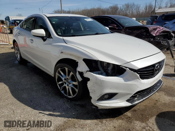 2015 Mazda 6 i Grand Touring with VIN JM1GJ1W57F1204561, listed as a Copart auction lot 49817125 with 160,213 mi miles and Salvage Title. Bid and sale history available at carsss.com. Image 4.