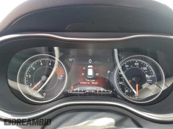 2019 Jeep Cherokee Trailhawk with VIN 1C4PJMBX0KD311114, listed as a Copart auction lot 58799765 with 60,833 mi miles and Salvage title. Bid and sale history available at DreamBid. Image 9.