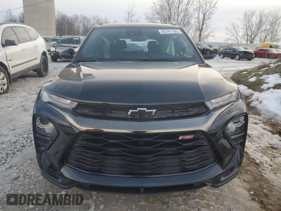 2022 Chevrolet TrailBlazer RS with VIN KL79MUSL0NB081357, listed as a Copart auction lot 43791185 with 39,148 mi miles and Non Repairable. Bid and sale history available at DreamBid. Image 5.