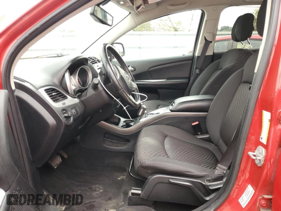 2015 Dodge Journey SXT with VIN 3C4PDCCG3FT518628, listed as a Copart auction lot 71271624 with 97,386 mi miles and Salvage title. Bid and sale history available at DreamBid. Image 7.