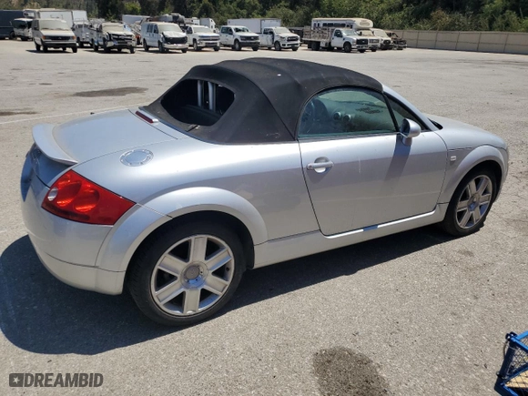 2003 Audi TT with VIN TRUTC28NX31004027, listed as a Copart auction lot 63851004 with 106,252 mi miles and Clean Title. Bid and sale history available at carsss.com. Image 3.