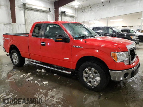 2014 Ford F-150 XL with VIN 1FTFX1ET6EFB01479, listed as a Copart auction lot 41887725 with 128,882 mi miles and Non Repairable. Bid and sale history available at carsss.com. Image 4.